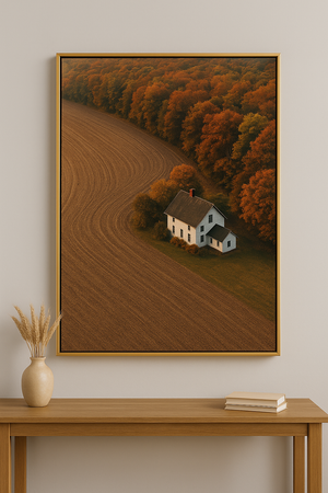 Earth-inspired art (terracotta, sand, stone, green).

Styled with natural décor (wood, plants, stone textures).

Warm lighting to emphasize organic atmosphere.